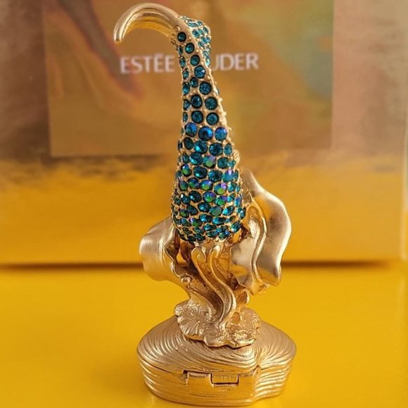 Estee Lauder Solid Perfume Compact Limited Edition Collector - Sparkling Mermaid - Picture 7 of 14